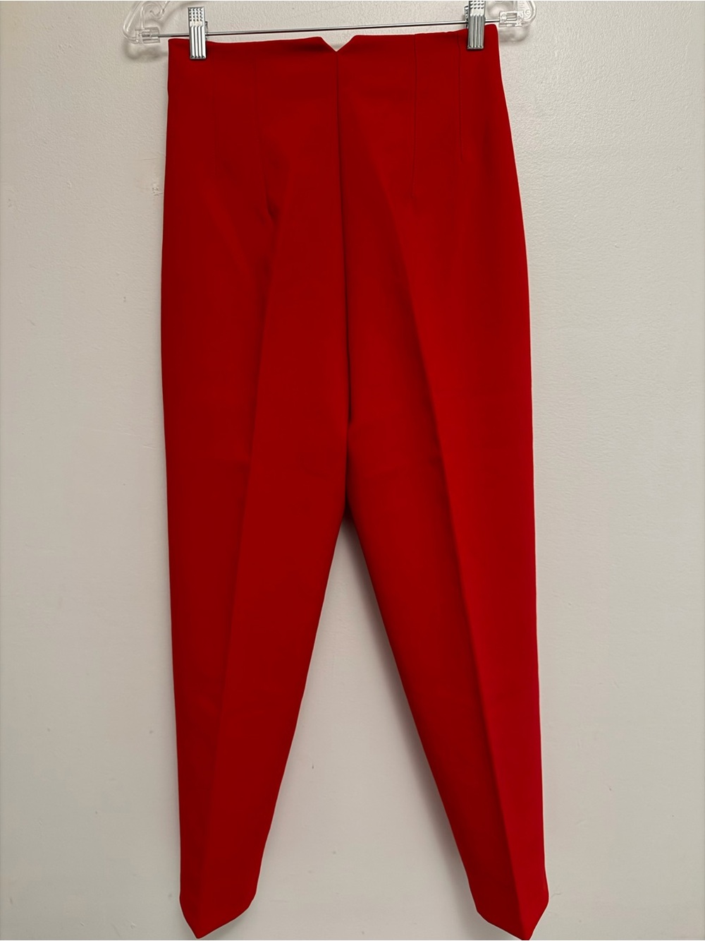 Zara Red Sleeveless Double-Breasted Blazer & Tapered Pants Set - Picture 7 of 12